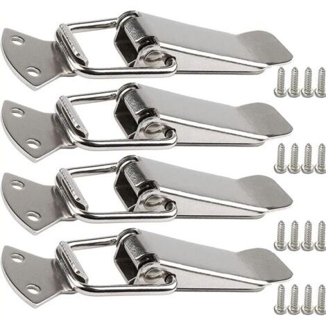 Fermoir de tension en acier inoxydable avec vis, fermoir à levier de 56 mm, loquet à ressort à bascule, clip de serrage, fermeture de boîte, capuchon de verrouillage pour boîte à outils
