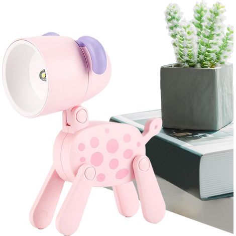 Veilleuse Animaux Lampe de Table Pliable et Portable, Veilleuse Mignonne Veilleuse Gradateur, Minuterie, Rechargeable USB, Lueur Douce, Commande Tactile, Chambre, Salon, Chambre Enfant (1/5)
