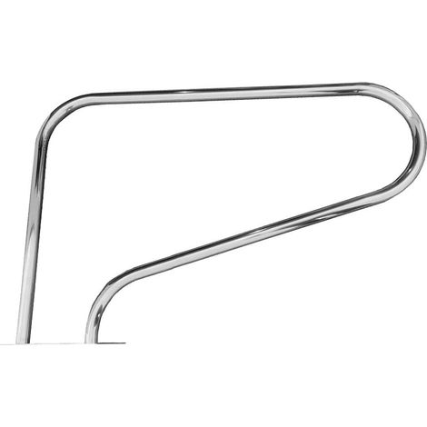 1 Main Courante Acier Inoxydable Montage Rapide 81cm Hauteur 58cm Pour Piscine Creusée (1/5)