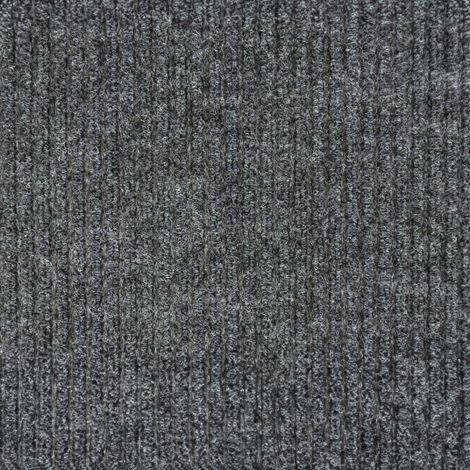 Tapis d'entrée côtelé - Gris - Rouleau de 1m x 22m