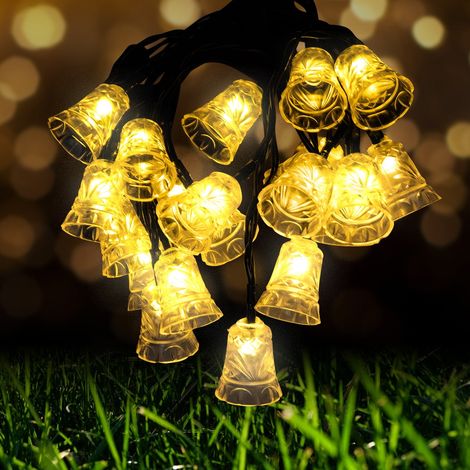 Guirlande Lumineuse Solaire - 20 LED - 5 M - Étanche IP44 - Pour Jardin Terrasse Arrière-Cour - Fonctionne en Mode Multiple - 1 Pièce (1/5)