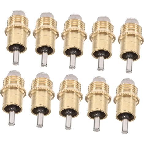 10pièces Abreuvoirs à Tétine pour Lapins Lot de Tête Cuivre pour Cages Et Clapiers Abreuvoir Anti-Fuite pour Enclos Extérieurs (1/5)