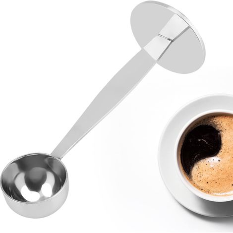 in 1 Kaffeelöffel mit Espresso-Mixstab, Messlöffel aus Edelstahl (Press-Kaffee)