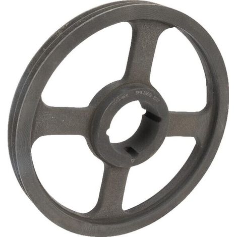 Puleggia per cinghia trapezoidale 2 gole A o SPA diametro 360.50 mm per bussola taperlock 2517 UNIVERSALE 355A2TL (1/2)