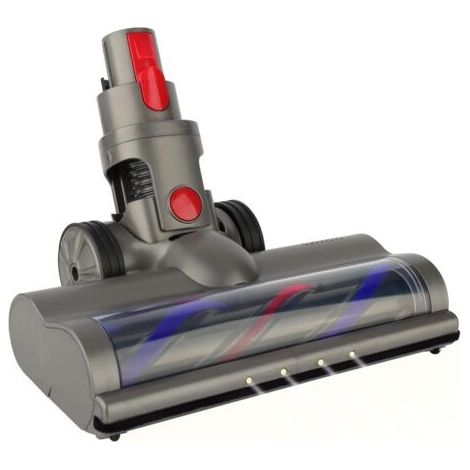 Brush compatible with Dyson vacuum cleaners V7, V8, V10, V11, V15, direct drive cleaning head with 4 front lights for hard floors and carpets--DTEKGAZ (1/5)