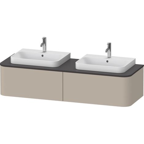 Duravit Happy D.2 Plus Konsolenwaschtischunterbau wandhängend,