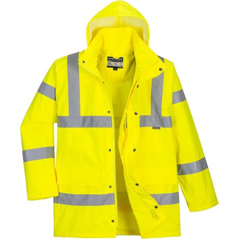 Parka Respirante Hi-Vis couleur : Jaune taille M - PORTWEST