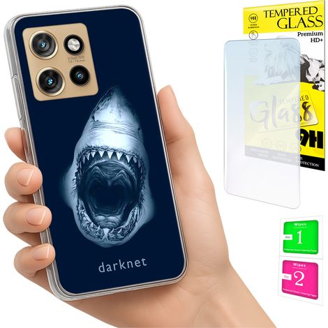Custodia per Motorola Edge 50 Neo Photo Cover Case Back Case + Vetro 9H (1/5)