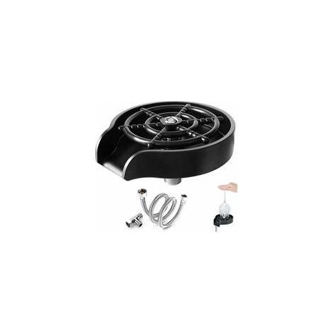 Rince-Verre Évier en Acier Inoxydable, Lave-Tasse Automatique Portable pour Bar Café Maison, Nettoyeur de Verres Efficace et Compact (1/5)