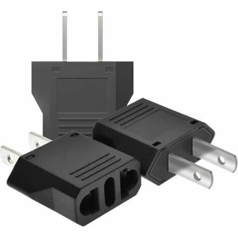 3-teiliges Reiseadapter-Set – Universalstecker für USA, Kanada, Japan – 1500 W Schnellladung – RoHS- und CE-zertifizierte Sicherheit (1/5)