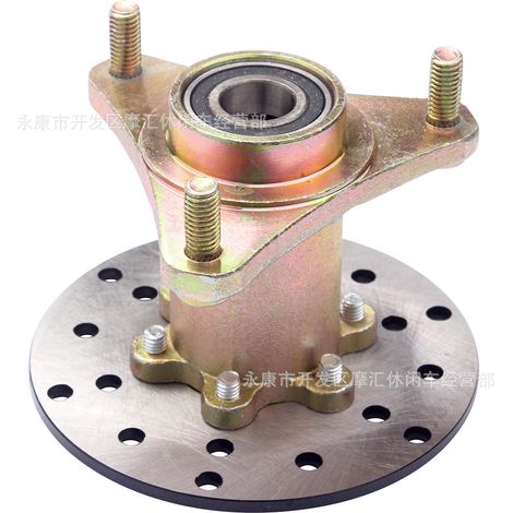 ATV 4x4 Beach Karting 50-110CC, 78mm front wheel hub flange bolt pattern, with 110mm brake disc and 15mm axle. (1/4)