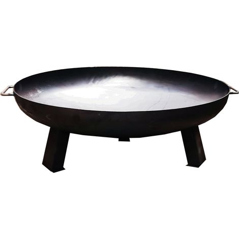 Feuerschale Ø 80 cm Stahl Rund Feuerstelle Feuerkorb Lagerfeuer