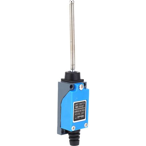 ME-9101 Fin de Course, 250VAC 5A 5060Hz 115VDC Micro-interrupteur à Levier à Rouleau Réglable 17,3 X 2,7 X 2,4 Cm pour Circuit AC DC, Contrôle de Course, Direction du Changement (1/5)
