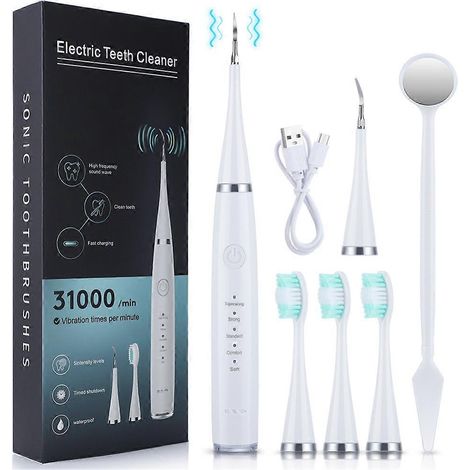 Brosse à dents électrique intelligente pour éliminer les taches et le tartre, blanchiment des dents (1/5)