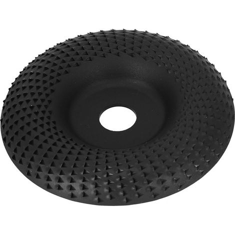 Disque à polir en acier pour le travail du bois, accessoire pour outils électriques, quincaillerie, disque à sculpter les racines incurvées noir E1-534 (1/5)
