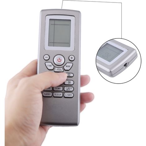 Mando a distancia compatible con Gree YT1F, YT1FF, YT1F1, YT1F2, YT1F3 – Reemplazo de aire acondicionado – Simple y eficiente