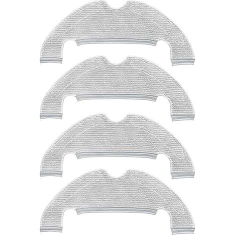 Rechange Chiffon de Nettoyage für Dreame D10 Plus / Z10 Pro /D9 Plus/ L10 Plus /D10s Plus Zubehör für Roboterstaubsauger Mikrofaser-Reinigungstücher -4 Stück (1/5)