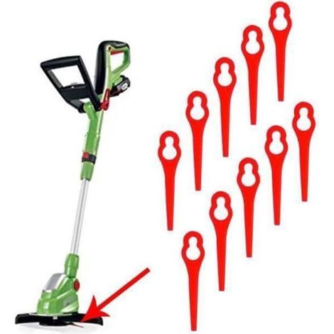 Ersatzklingen für Florabest FRTA 20 A1 – 100er-Packung – Durchmesser 10 mm und 5 mm – Rot (1/3)