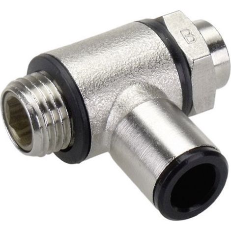ICH Drosselrückschlagventil 304808 Außengewinde: 1/4" Passend für Rohr-Durchmesser: 8 mm 1 St.