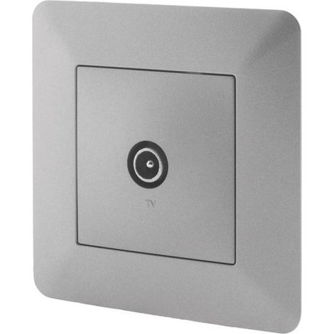 Prise TV encastrable modèle ARTEZO Titanium