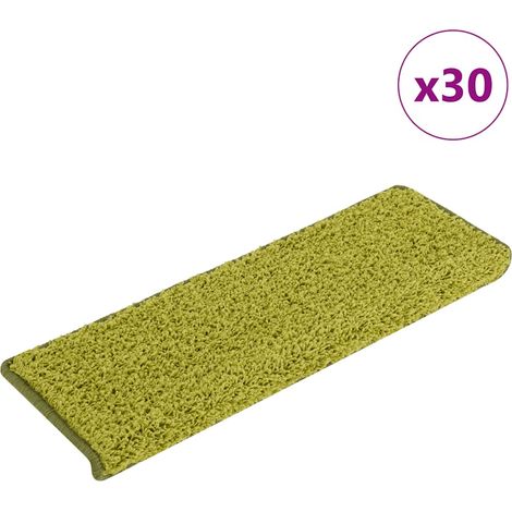 Stufenmatten 30 Stk. 65x21x4 cm Grün Rechteckiger Rand