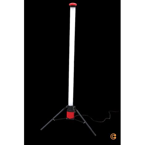 [NEUWERTIG] Stier Led Tower Baustrahler Arbeitsleuchte 360 Grad 6100 Lumen 72 W Schwarz B-Ware
