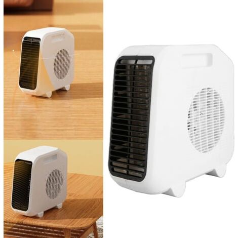 Chauffage électrique d'intérieur Portable, réglable, 50Hz, Plug and Play, pour salle de bain, bureau, chambre de bébé (1/5)