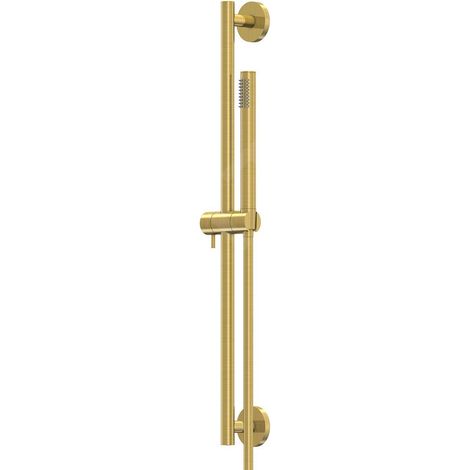 Steinberg 340 - Set de pommeau de douche, barre et flexible, or brossé 340 1600 BG (1/5)