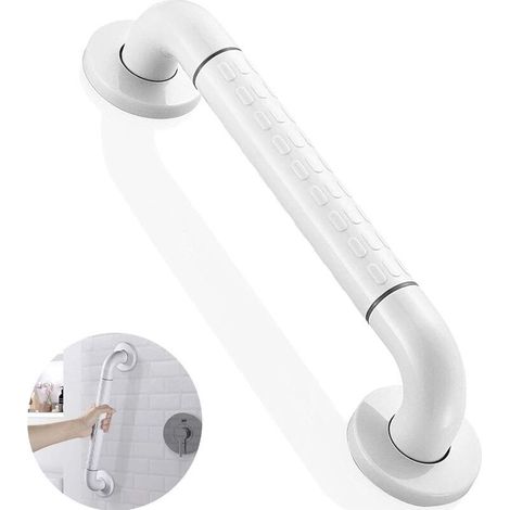 Barre d'appui pour baignoire, barre d'appui antidérapante pour douche, barre d'appui pour personnes handicapées, barre d'appui pour salle de bain en acier inoxydable, poignée antidérapante (b (1/5)