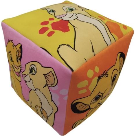 Cuscino premium Cube Il Re Leone, Dimensione 25 x 25 x 25 cm, Disney