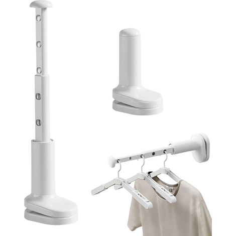 Set di 2 stendibiancheria da viaggio - Accessori da viaggio - Per asciugare i vestiti nei bagni degli hotel, negli appartamenti, in campeggio e in altri luoghi. (1/5)