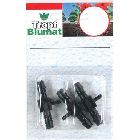 Lot de 3 raccords d'irrigation en T - 8 mm - Blumat (1/2)