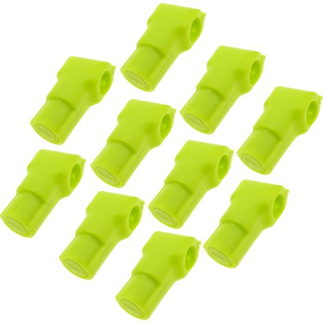 PrimeMatik - Targhetta di sicurezza per ganci a doghe o aste per occhiali compatibile con etichetta EAS 10mm verde da 10,2 MHz RF RF