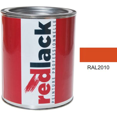 Barattolo da 1L di vernice – RAL 2010 – Arancione di sicurezza – opaca – multisupporto – Redlack