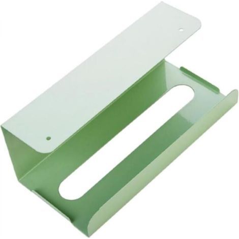 Porte-Serviettes pour Salle De Bain Support De Rangement pour Mouchoirs Boîte De Rangement pour Toilettes Support Mural pour Serviettes Vert (1/4)