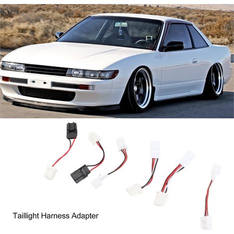 Cableado adaptador para luces traseras - 6 piezas Plug & Play para Nissan 240SX / S13 Kouki (1989-1993) - Cableado mejorado (1/5)