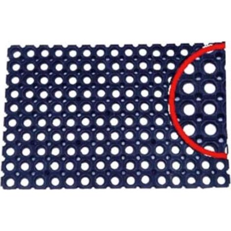 Zerbino gommolo rettangolare tipo normale - cm.100x150 1 pezzi Lady doc