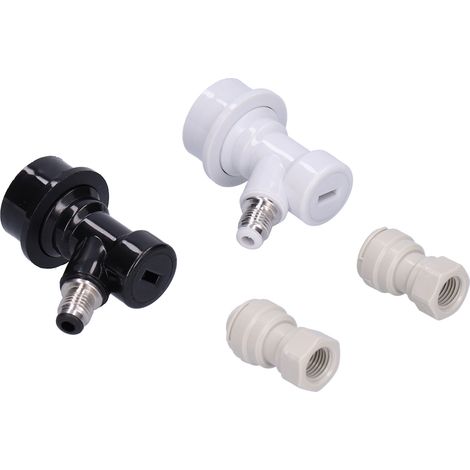 Adaptateur à verrouillage rapide 5/16po 3/8po -1/4po pour raccord de fut de bière, compatible Cornelius Corny Keg, déconnexion rapide.