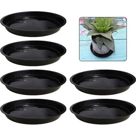 Kit robuste comprenant 6 soucoupes pour pots de fleurs et autres supports (1/5)