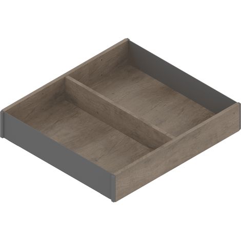 Blum Ambia-Line Küchen Rahmen Besteckeinsatz 273x242x50mm, Nebraska Eiche Stahl (1/2)