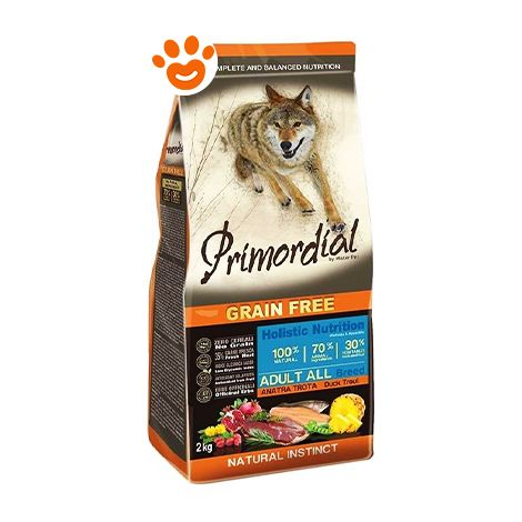 Primordial Dog Grain Free Adult Bufalo e Sgombro - Sacco 12 Kg -