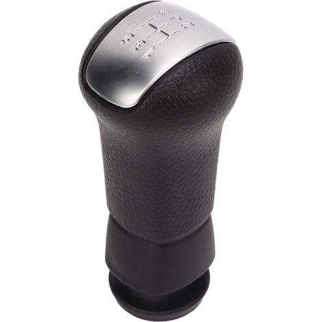 CHICIRIS Tête de Levier de Vitesse Ergonomique pour Voiture, Levier de Vitesse Lisse, Matériau Durable, PVC, ABS, Cuir, Haute compatibilité, Convient pour J10, Convient pour X-Trail 2006-2013 avec (1/5)