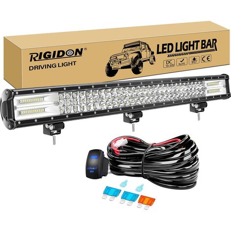 70 cm 28 Pouces 396W LED Light Barre avec 12V Faisceau Faisceau kit (1/5)
