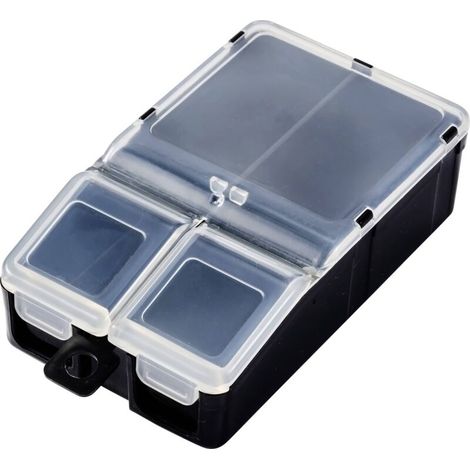 TC-ERB-9057 Mallette de rangement (L x l x H) 113 x 60 x 30 mm Nombre de compartiments: 2 séparations variables Contenu 1 pc(s) Y893263 (1/5)