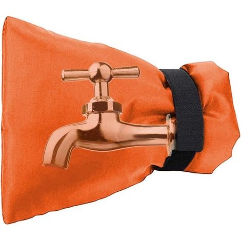 Copertura isolante antigelo per rubinetto invernale (17x21 cm), calza protettiva antivento per tubi dell'acqua per rubinetti esterni in climi freddi (1/5)