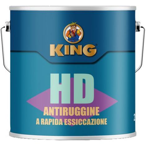 ANTIRUGGINE RAPIDA ESSICCAZIONE H-D 2,5 L ROSSO 5 PZ