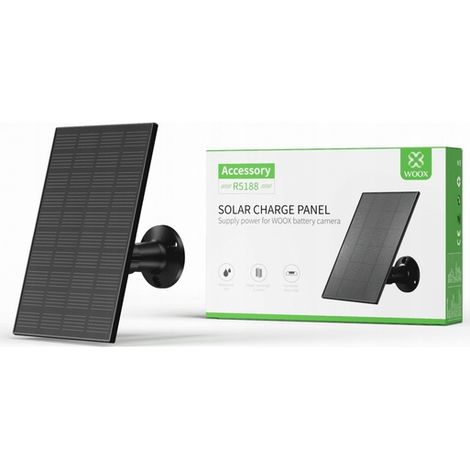 Panel solar fotovoltaico IP65 de 5 V con microUSB para cámara de smartphone (1/5)