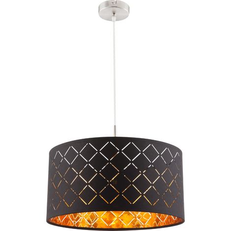 Globo - suspension - Clarke - noir - métal - Ø 40cm - E27 - (1/3)