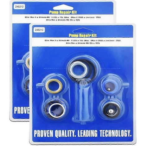 Kit de réparation de pompe 248212 pour pulvérisateurs de peinture Airless Graco Ultra Max II 695/795 et LineLazer 3900 (pièce compatible / lot de 2) (1/5)