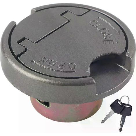 Tankdeckel mit Schloss und Schlüsseln, Edelstahl, universell passend für GY6 Roller/Motorrad – JXLGV (1/5)